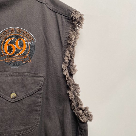 Bike Week Vest Light Weight Sz 3XL - Picture 4 of 7